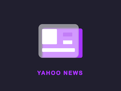 Icon Design - Yahoo News