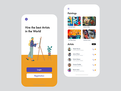 App to hire artists