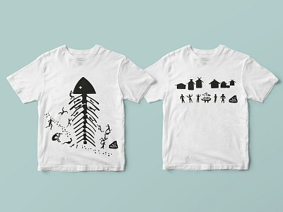 T-shirt for brand "Your catch" branding design fish illustration packagedesign packaginig shirt shirtdesign