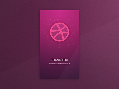 Hello Dribbble debut dribble first shot invitation invite thank you thanks welcome