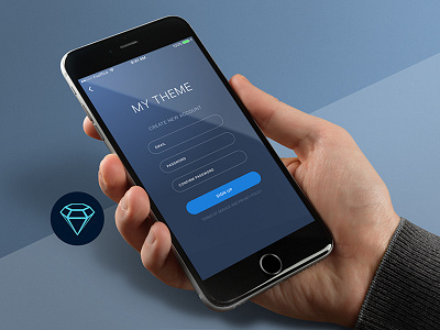 Sign Up - Day42 My Free UI/UX SketchApp Challenge daily ui dailyui day100 day42 freebie ios login sign up signup sketch sketchapp ux