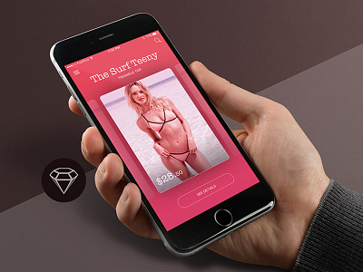 Bikinis Store - Day50 My UI/UX Free SketchApp Challenge