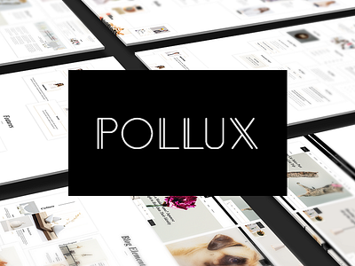 Pollux - Elegant Web UI Kit on UI8 blog elegant kit magazine pollux psd shop ui ui kit ui8 web design