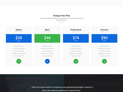 Change your plan - Fezel - New Wordpress Theme business design envato fezel material plan prices theme ui ux web design wordpress