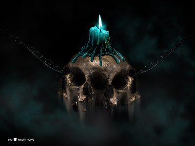 SkullShare 006 album cover cover art graphic graphic art photo composite photoshop skull skull art