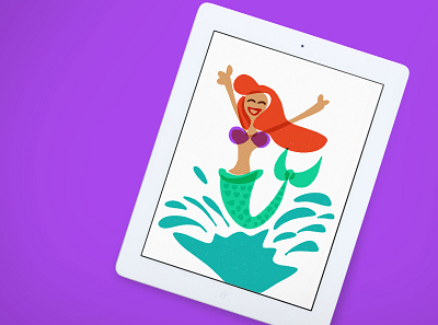 Ariel illustration ipad