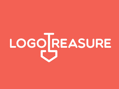 New Logotreasure logo gallery inspiration logo portfolio shovel treasure
