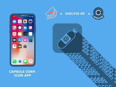 DailyUI 05 - Icon App ( Capsule Corp. )