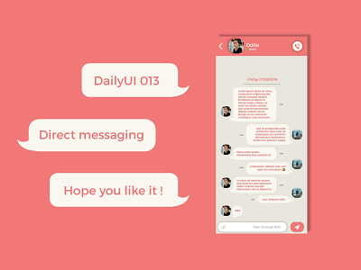 DailyUI 013 - Direct messaging