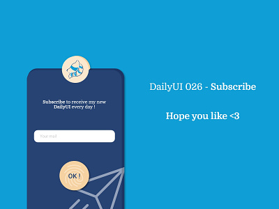 DailyUI 026 - Subscribe adobexd challenge dailyui design graphics interfaces subscribe subscription uidesign