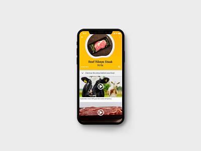 Tasty Food Scanner – Mobile App Screen and UI