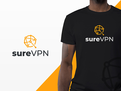 SureVPN Logo Design for a Tech Start-up at Disrupt SF 2018 disrupt logo logodesign logomark logomarks masterapp surevpn t shirt branding t shirt design vpn