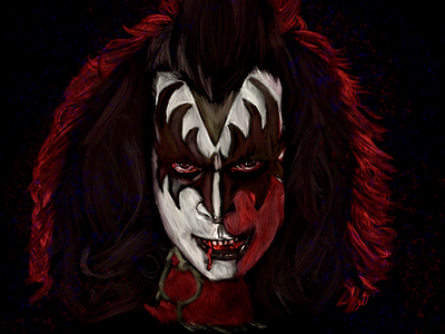 Gene Simmons by Chris Ashley on Dribbble