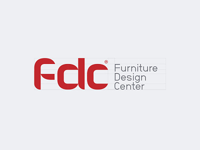 Unapproved proposal — FDC® curve furniture geometric logotypo typhography typo