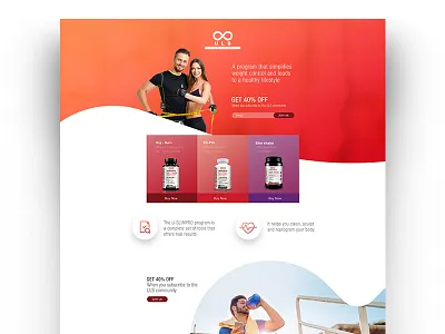 Landing Page — USL design interface landing landingpage web