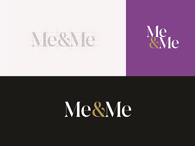 Handbags store — Me&Me branding handbag identity logotype type wallet