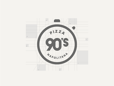 New Logo 🍕+ ⏱ badge brand branding food identity letter logo logotype pizza seal truck type