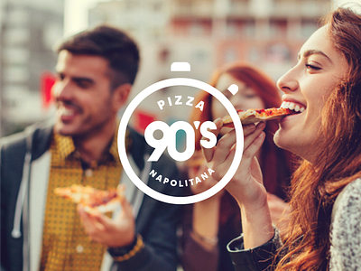 The 90s never go out of style badge brand branding design identity letter logo logotype streetfood truck typography