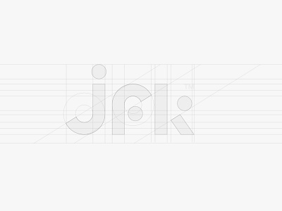 JFK — Logotype construction branding logotype