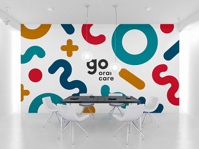 Go Oral Care branding design illustration logo storefront