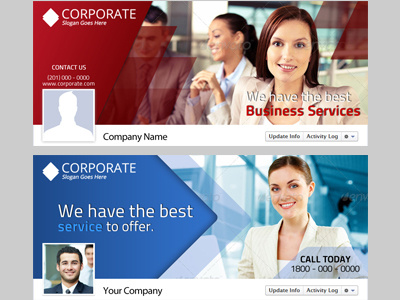 Creative Corporate Facebook Timeline Covers advertising branding business clean colors corporate cover facebook graphic river minimal timeline cover