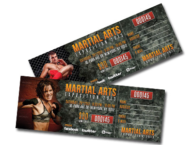 Creative Event Ticket Vol 1 entry pass entry tickets event pass expo tickets expos martial art templates ticket templates tickets