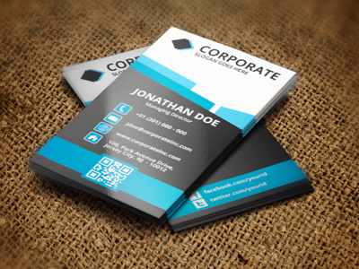 Creative Business Card Vol 7 business card business card template cmky corporate business card face card graphic river template visiting card