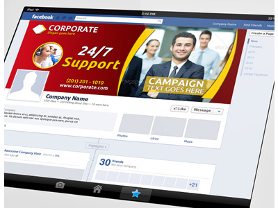 Creative Corporate Facebook Timeline Cover Vol 7 facebook facebook cover facebook timeline cover fbtc graphic river profile cover rgb template timeline cover