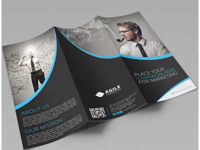 Creative Corporate Tri Fold Brochure Vol 14 a4 ad advertising branding brochure business business brochure colors corporate brochure graphic river new template