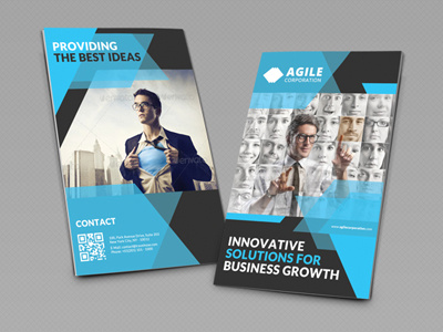 Creative Corporate Bi Fold Brochure Vol 30