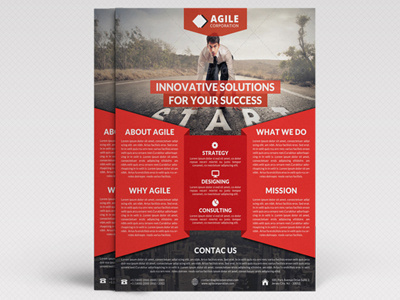Corporate Flyer Template Vol 50 ad advertising branding business flyer business material corporate flyer corporate material flyer graphic river psd psd template template