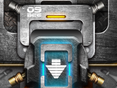 Metal age locker for android devices. locker screen theme