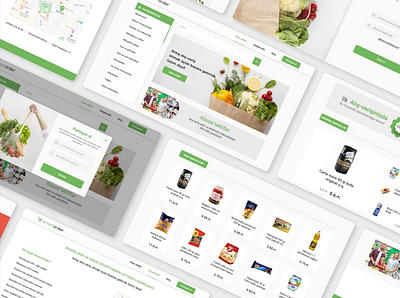 Smartorder landing page design app branding delivery design food graphic design grocery icon illustration logo market marketplace mobile online supermarket ui ux vector web website