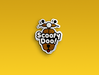 ScootyDoo! logo design app brand branding design dog graphic design guideline icon illustration logo print scoobydoo scooter ui ux vector website