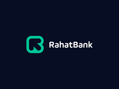 RahatBank logo app bank branding crypto design finance graphic design icon illustration logo ui ux vector