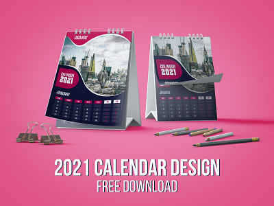 2021 Calendar Template Design | Free Download