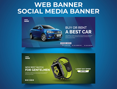 Web Banner, Social Media Post Design car sell post social media banner images social media banner psd web banner design website design