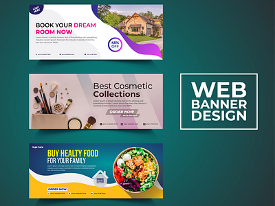 Web Banner Design, Social Media Post (Free Download)