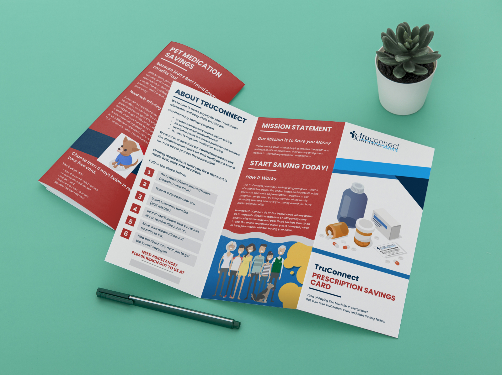 Tri-fold Brochure Template Vector Image by Asadul Ripon on Dribbble