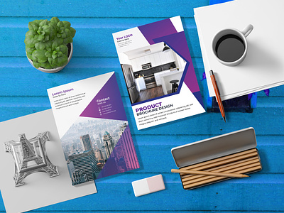 Multi Page Brochure Design, Business Flyer Proposal