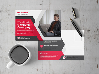 Company Postcard Brochure Design