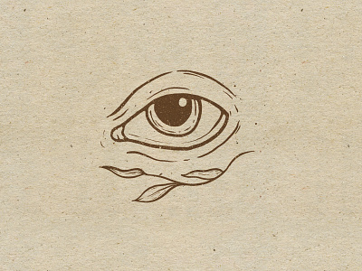 Eye design illustration procreate texture