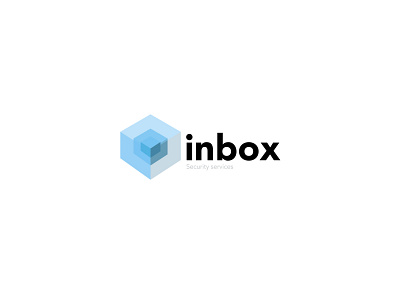 Inbox logo art branding design flat illustration illustrator logo minimal typography