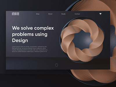 Amazing landig page 3d 3d art art branding design illustration landing landing design landing page landingpage minimal ui uidesign ux ui ux ui design