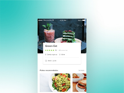 #02 Mobile App / UI app design restaurant app ui ux