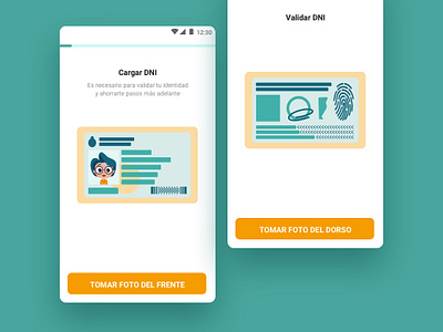 Credit App design illustration ui ux