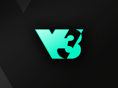 V3 Gaming Logo by Thomas Uebe on Dribbble