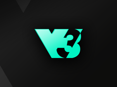 V3 Gaming Logo branding design flat gaming identity illustraion logo a day logo design logotype type typogaphy vector