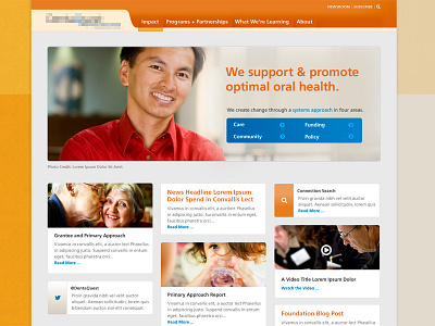 Homepage in the works frutiger hero homepage navigation orange site tan web website