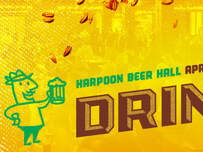 Drinks! beer beerhall boston harpoon